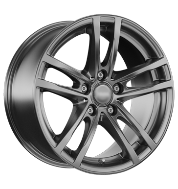 Rial X10 Metallic Gray Alloy Wheel Product Image #2