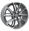 Rial Xplosive Matt Graphite Front Polished Wheel Img 2