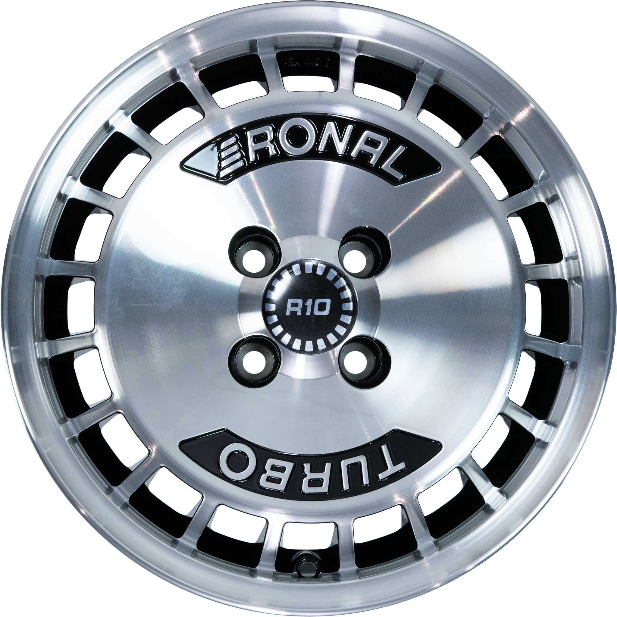 Ronal R10 TURBO Black Front Diamond Cut Alloy Wheel Product Image #3