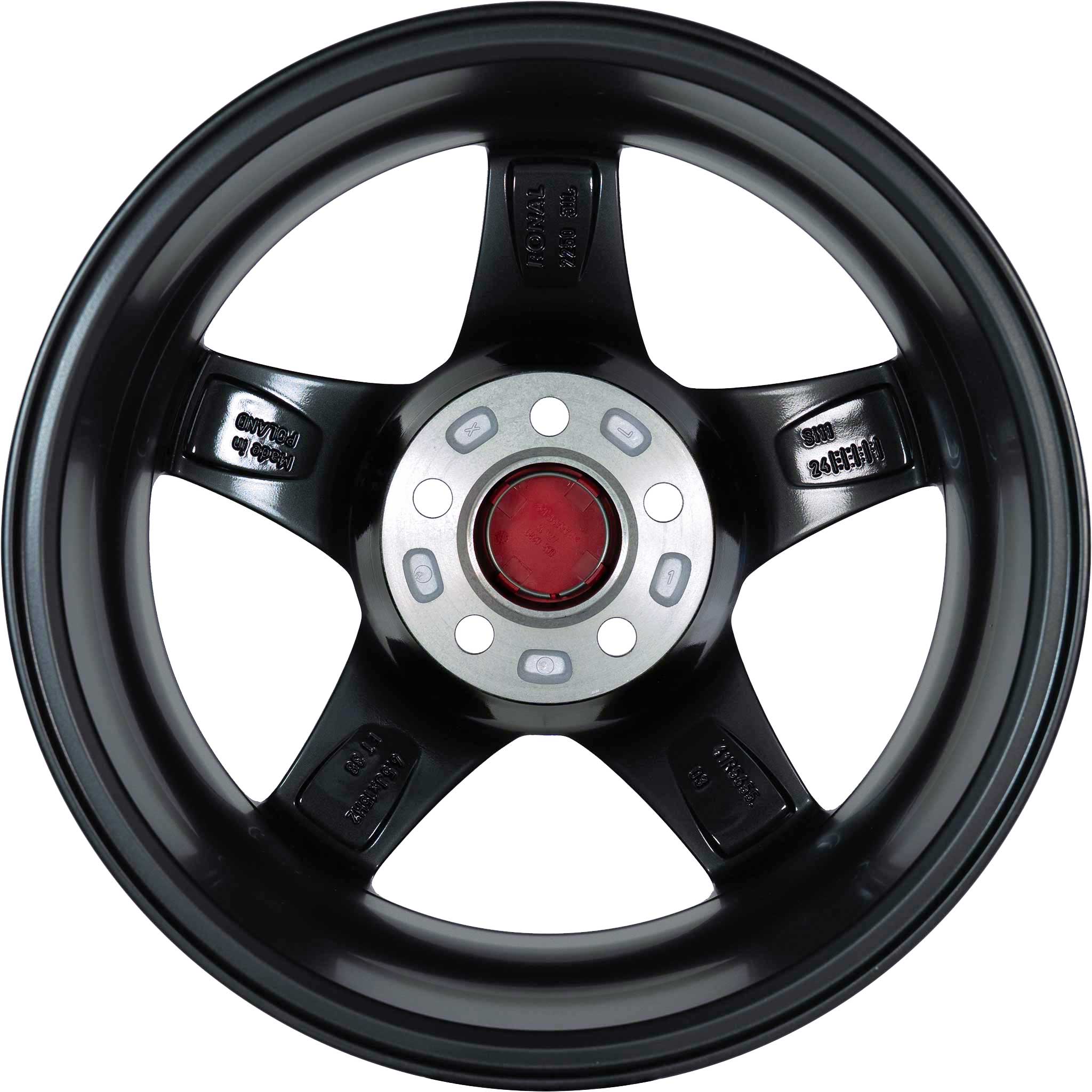 Ronal R41 Matt Black Alloy Wheel Product Image #3