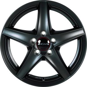 Ronal R41 Matt Black Alloy Wheel for VW Caddy 2K, 2KN - Sizes 15in