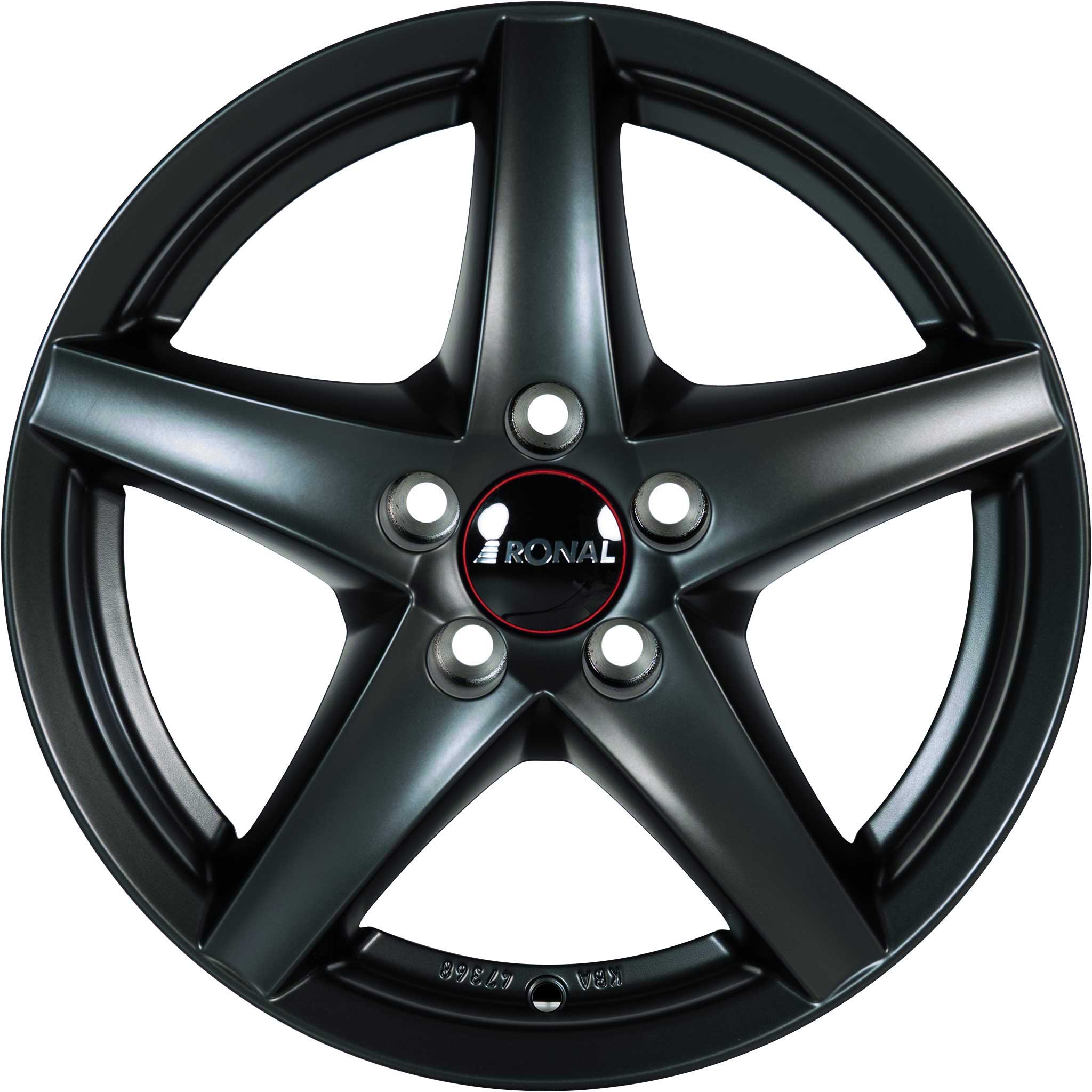 Ronal R41 Matt Black Alloy Wheel Product Image #1