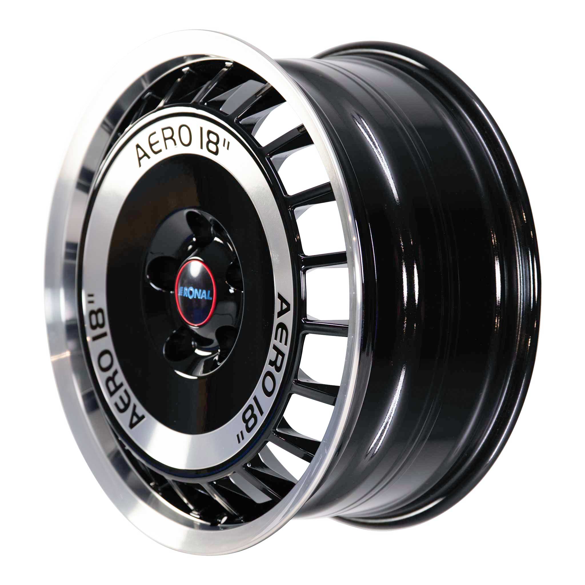 Ronal R50 AERO Black Front Diamond Cut Alloy Wheel Product Image #4