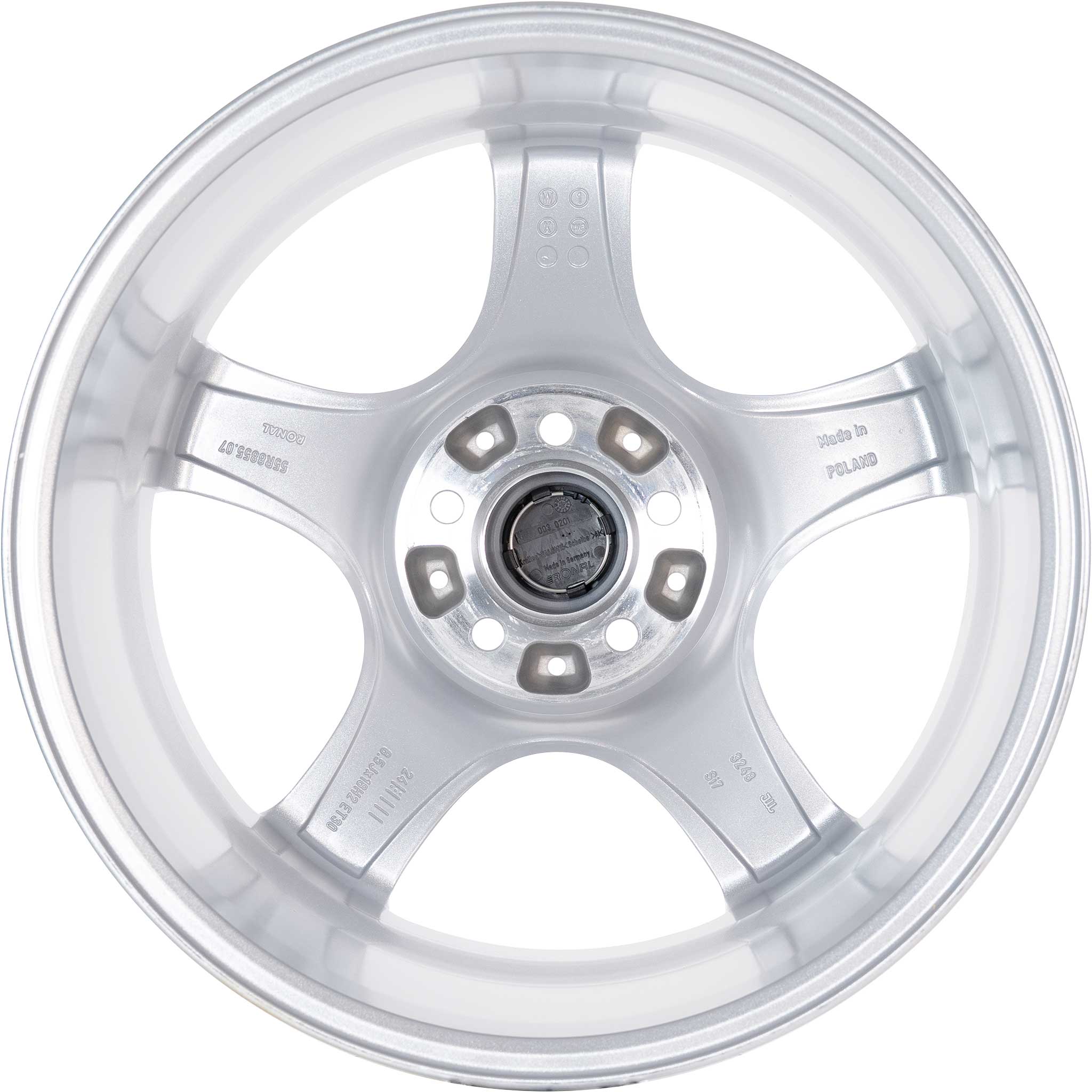 Ronal R55 SUV Crystal Silver Alloy Wheel Product Image #5
