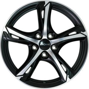 Ronal R62 Jetblack-Matt-Diamond Cut Alloy Wheel for Jaguar XF X250 - Sizes 17in, 18in, 19in, 20in