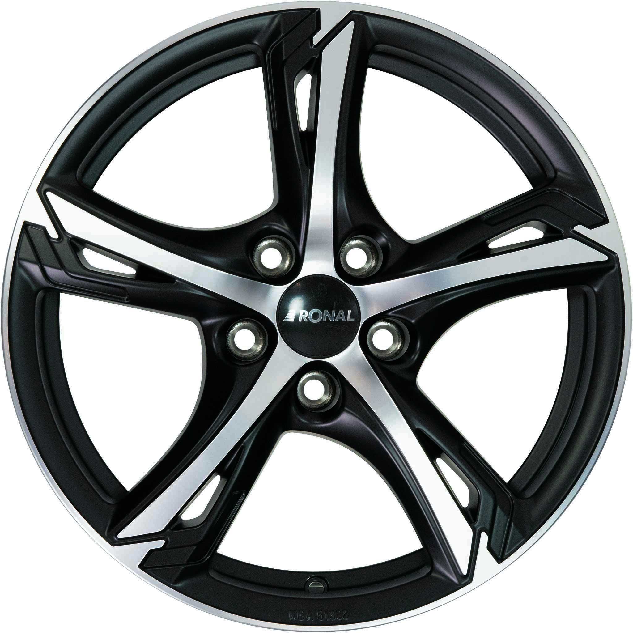 Ronal R62 Jetblack-Matt-Diamond Cut Alloy Wheel Product Image #1