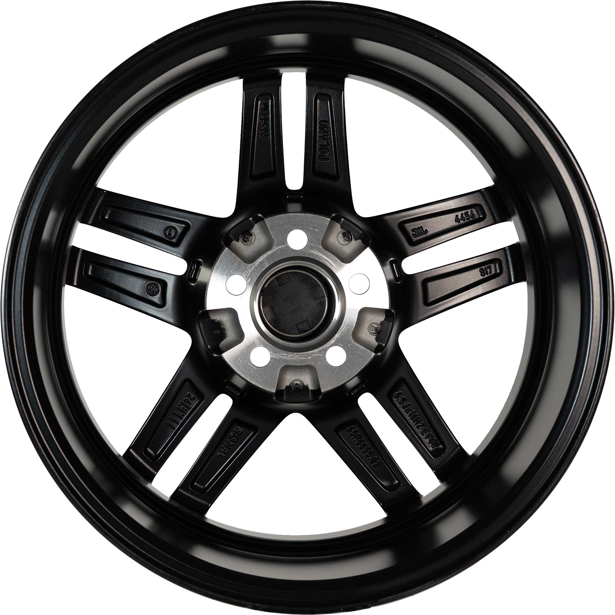 Ronal R65 Jetblack-Matt Alloy Wheel Product Image #3