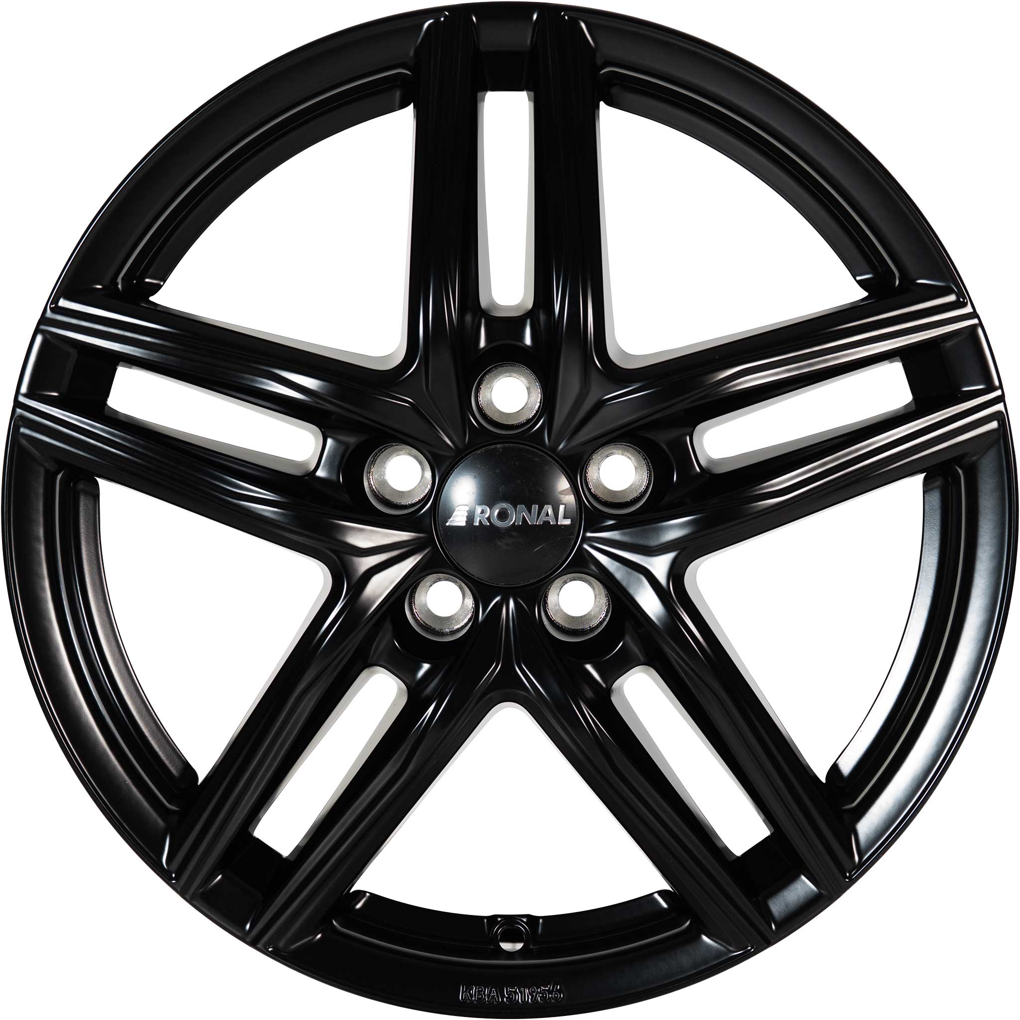 Ronal R65 Jetblack-Matt Alloy Wheel Product Image #1