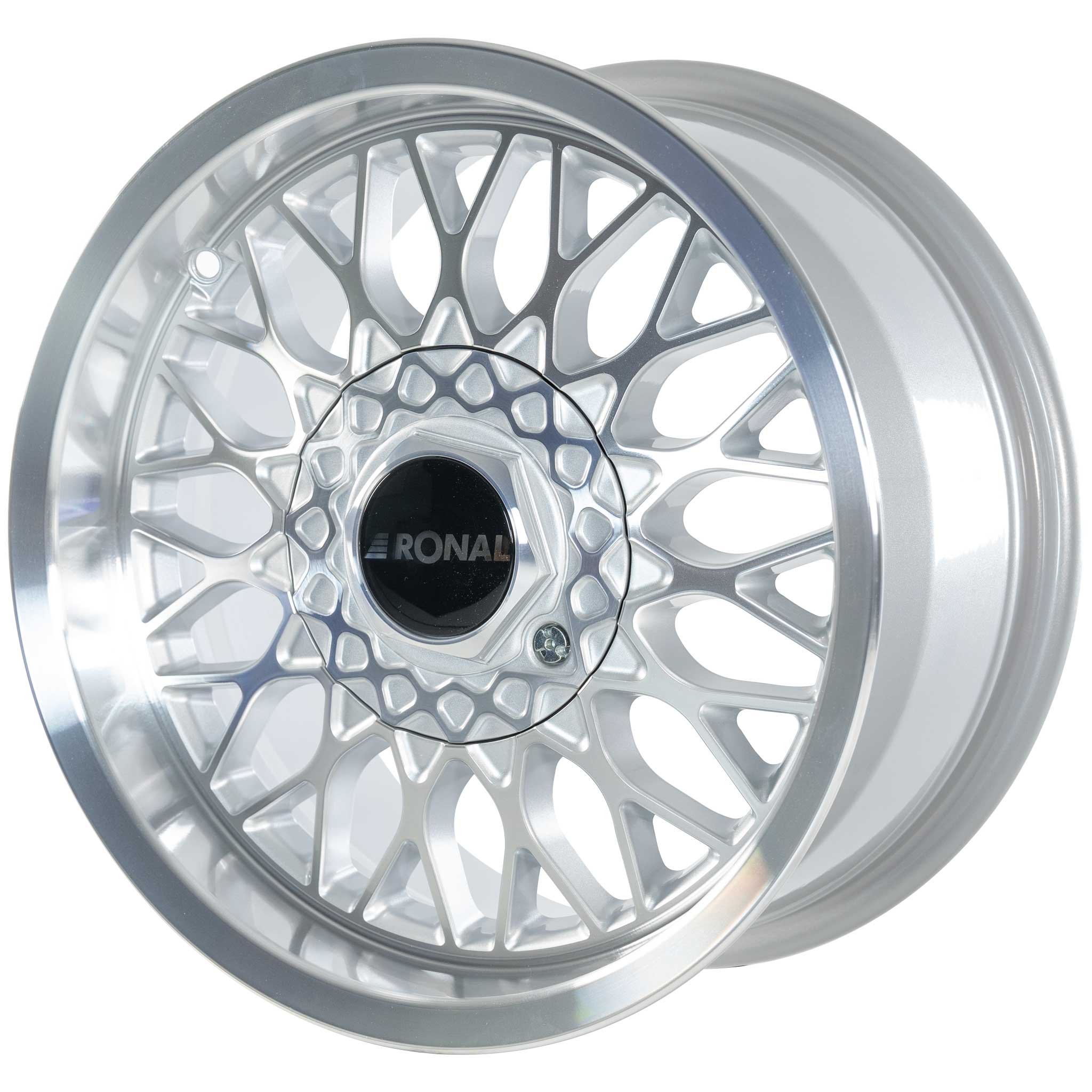 Ronal LS Silver Rim Lip Diamond Cut Alloy Wheel Product Image #4