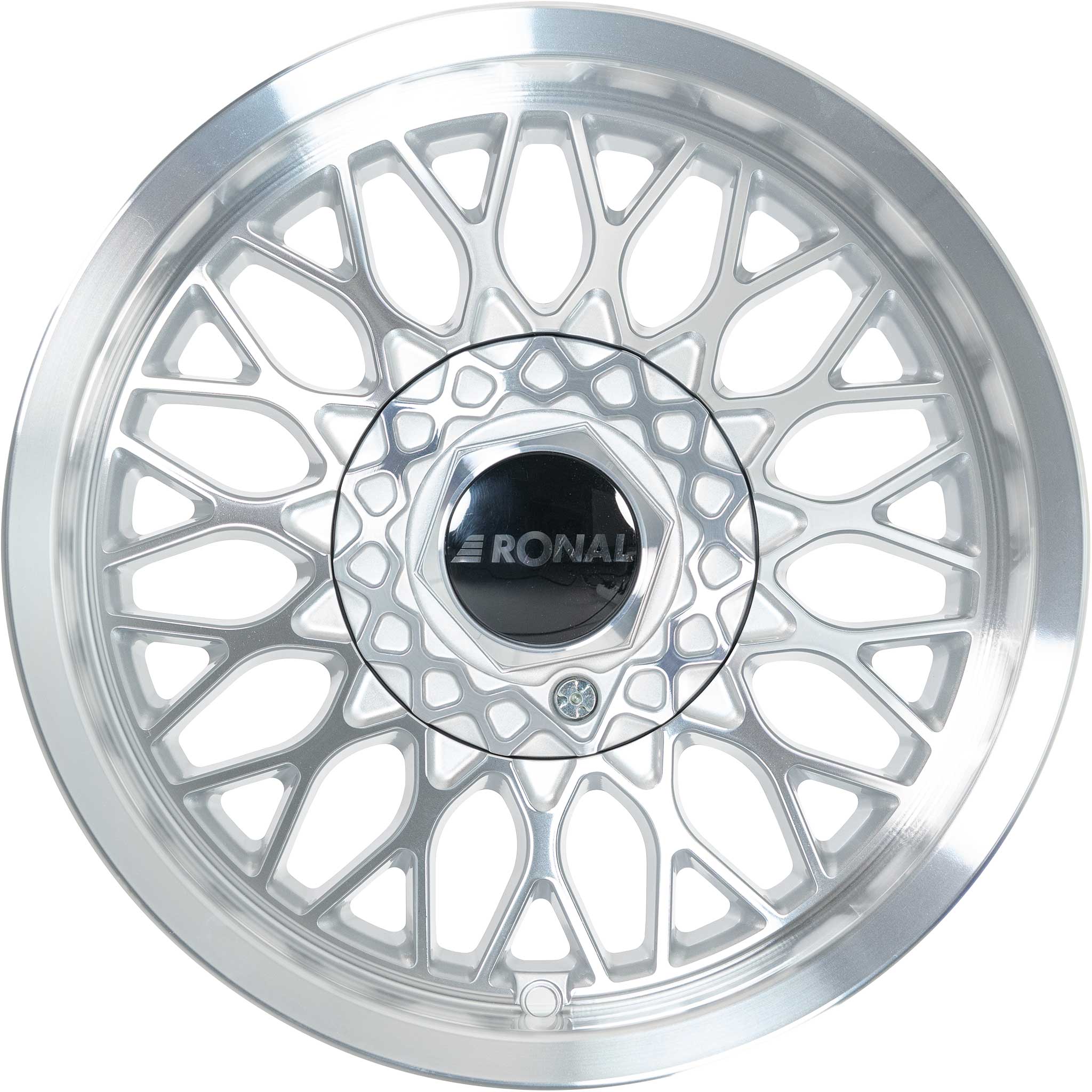 Ronal LS Silver Rim Lip Diamond Cut Alloy Wheel Product Image #3