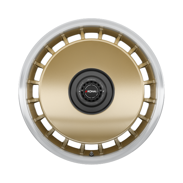 Ronal R50 REV-B Racing Gold-Rim Lip Diamond Cut Alloy Wheel Product Image #1