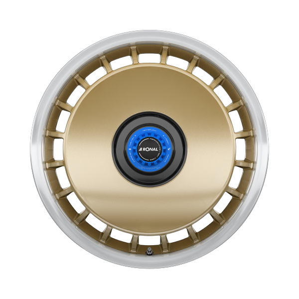 Ronal R50 REV-M Racing Gold-Rim Lip Diamond Cut Alloy Wheel Product Image #1