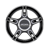 Ronal R52 m. Big-Cap Black Front Diamond Cut Wheel Img 1