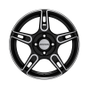 Ronal R52 Black Front Diamond Cut Wheel Img 1
