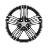 Ronal R57 Black Front Diamond Cut Wheel Img 1
