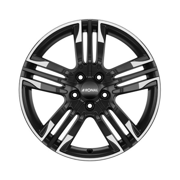 Ronal R58 MCR Jetblack - White Rim Alloy Wheel Product Image #1