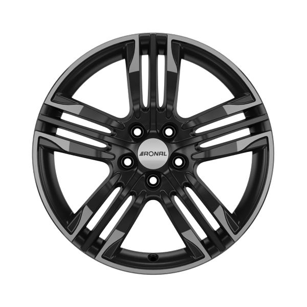 Ronal R58 Black Rim Lip Diamond Cut Alloy Wheel Product Image #1