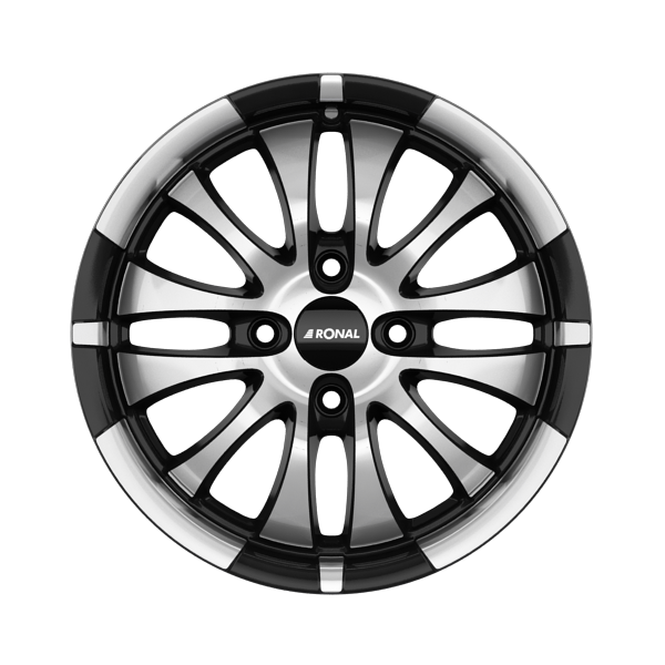 Ronal R59 Jetblack Front Diamond Cut Alloy Wheel Product Image #1