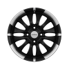 Ronal R59 Jetblack-Matt-Rim Lip Diamond Cut Wheel Img 1