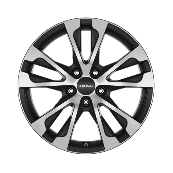 Ronal R61 Jetblack-Matt-Diamond Cut Alloy Wheel Product Image #1