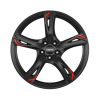 Ronal R62 Red Jetblack Red Wheel Img 1