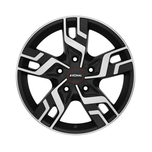 Ronal R64 Jetblack-Matt-Diamond Cut Alloy Wheel Product Image #1