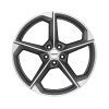 Ronal R66 Orbit Grey-Matt-Front Diamond Cut Wheel Img 1