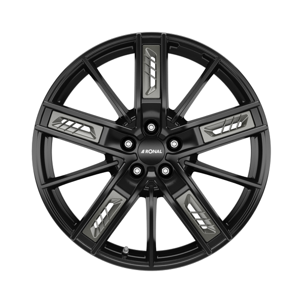 Ronal R67 Grey Right Jetblack Alloy Wheel Product Image #1