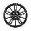 Ronal R67 Jetblack Front Diamond Cut Wheel Img 1