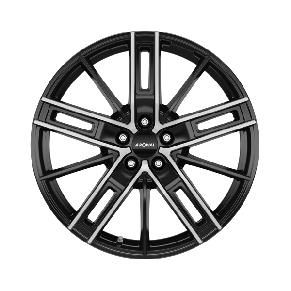 Ronal R67 Jetblack Front Diamond Cut Alloy Wheel Product Image #1