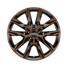 Ronal R71 Jetblack-Copper matt Wheel Img 1