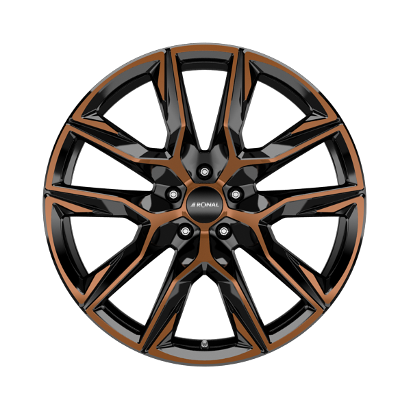 Ronal R71 Jetblack-Copper matt Alloy Wheel Product Image #1