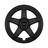 Ronal R72 jetblack matt Wheel Img 1