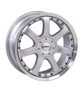 18" Ronal GT Silver Rim Lip Polished alloy wheel