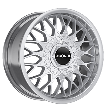 Ronal LS Silver Rim Lip Diamond Cut Alloy Wheel Product Image #2