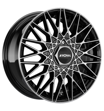 Ronal LSX Jetblack Front Diamond Cut Alloy Wheel Product Image #2