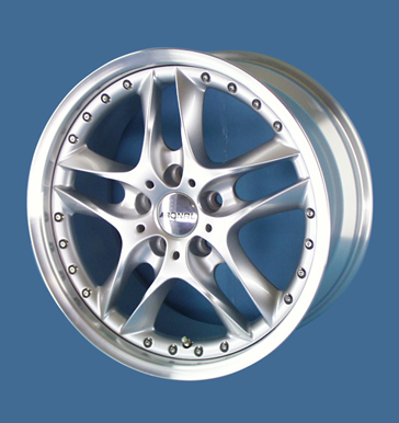 Ronal LZ 2tlg Silver Rim Lip Polished Alloy Wheel Product Image #1