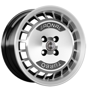 Ronal R10 TURBO Black Front Diamond Cut Alloy Wheel for Suzuki Swift FZ - Sizes 15in