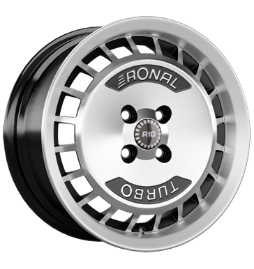 Ronal R10 TURBO Black Front Diamond Cut Alloy Wheel Product Image #2