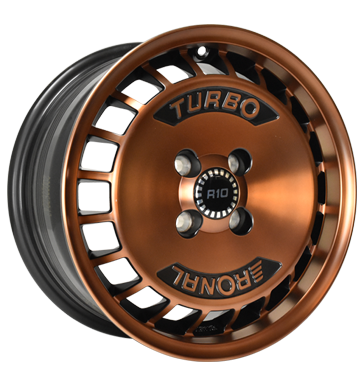Ronal R10 TURBO Copper Matt - Front Diamond Cut Alloy Wheel Product Image #2
