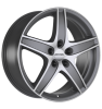 Ronal R48 Titanium Front Diamond Cut Wheel Img 2