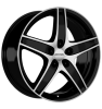 Ronal R48 Jetblack Front Diamond Cut Wheel Img 2