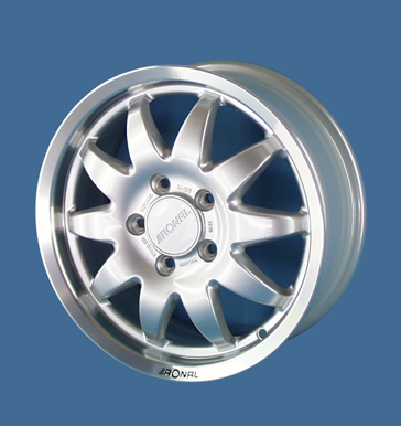 Ronal R5 Silver Horn Copied Alloy Wheel Product Image #1