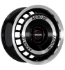 Ronal R50 AERO Black Front Diamond Cut Wheel Img 2
