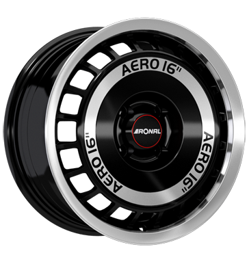 Ronal R50 AERO Black Front Diamond Cut Alloy Wheel Product Image #2