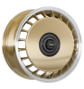 Ronal R50 REV-B Racing Gold-Rim Lip Diamond Cut Wheel Img 2