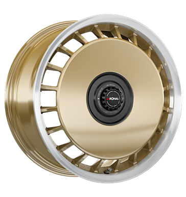 Ronal R50 REV-B Racing Gold-Rim Lip Diamond Cut Alloy Wheel Product Image #2