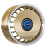 Ronal R50 REV-M Racing Gold-Rim Lip Diamond Cut Wheel Img 2