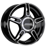 Ronal R52 m. Big-Cap Black Front Diamond Cut Wheel Img 2