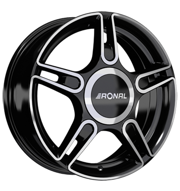 Ronal R52 m. Big-Cap Black Front Diamond Cut Alloy Wheel Product Image #2